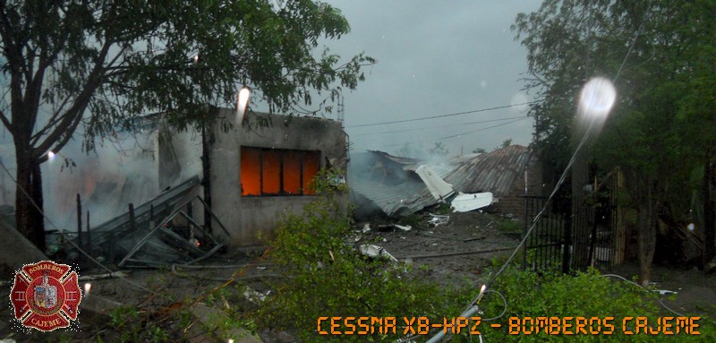 Accidente avioneta Cessna XB-HPZ