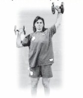 2.- Pesas: military press 