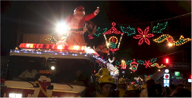 Desfile Navideño 2013 - contingente Bomberos