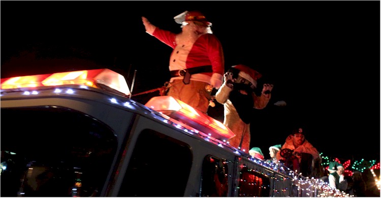 Desfile Navideño 2013 - contingente Bomberos