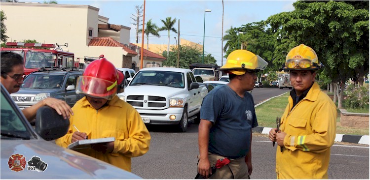 Accidente vial Nainari y Coahuila